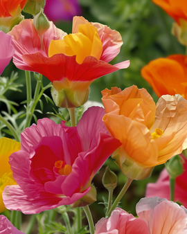 Eschscholzia Californica Seeds Thai Silk Double Flowered Mix Annual
