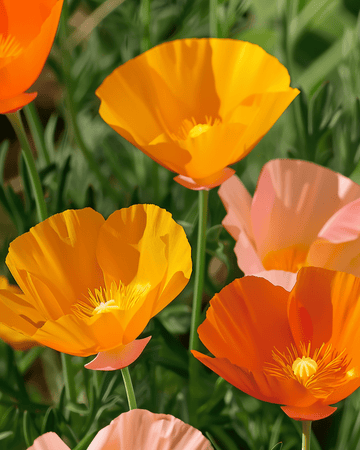 Poppy Mixed Single Flowered seeds (Eschscholzia californica) – annual flower
