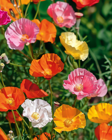 Mixed Double Flowering seeds (Eschscholzia californica) – annual flower