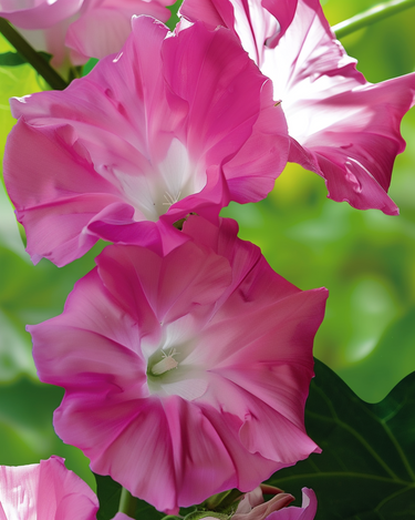 Climbing Double Rose Climber Pink seeds (Ipomoea tricolor) – annual climber
