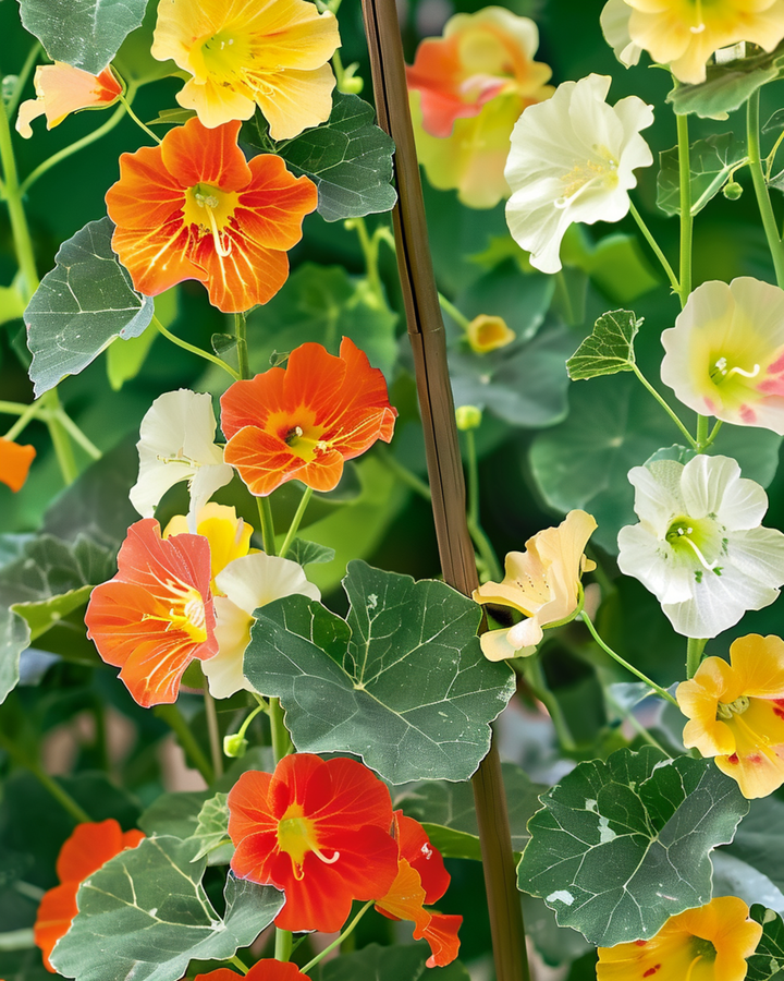 Nasturtium Jewel Of Africa Climber seeds (Tropaeolum majus) – annual climber
