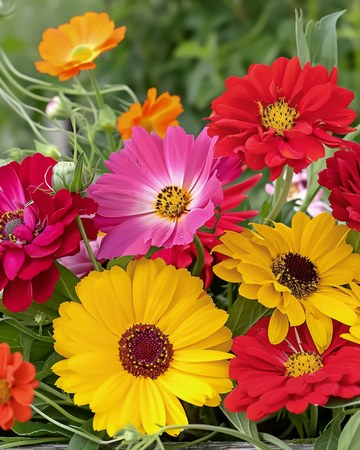 Bunter Strauß-Mix Schnittblumen Samen – einjährige Blume