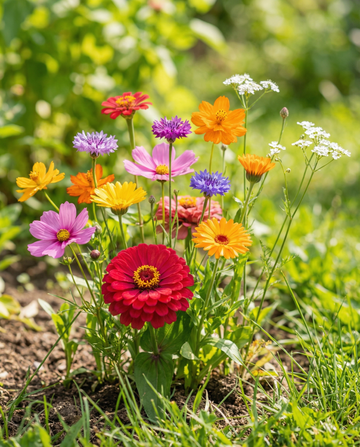 Bunter Strauß-Mix Schnittblumen – einjährige Blumensamen von SeedsChoice
