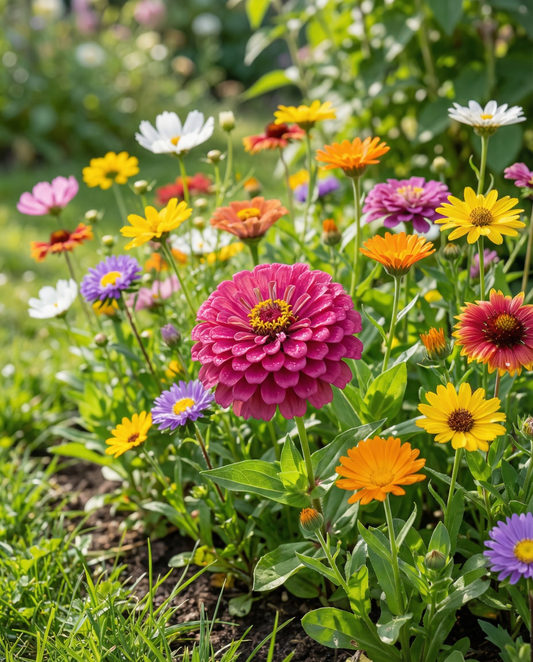 Summerflowers Endless Summer Mix Colourful Bouquets – annual flower seeds from SeedsChoice