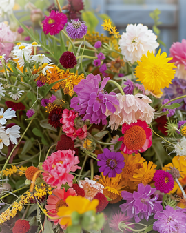 Everlasting Flowers Seeds Annual Mix For Dried Bouquets Colourful