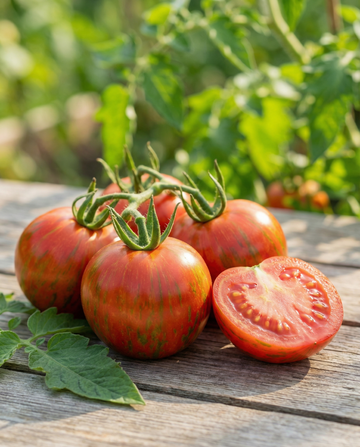 Tomate Tigerella (Solanum lycopersicum) – einjährige Gemüsesamen von SeedsChoice