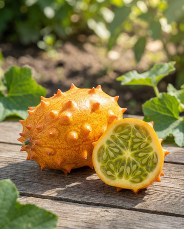 Hornmelone Fruit (Cucumis metuliferus) – einjährige Gemüsesamen von SeedsChoice
