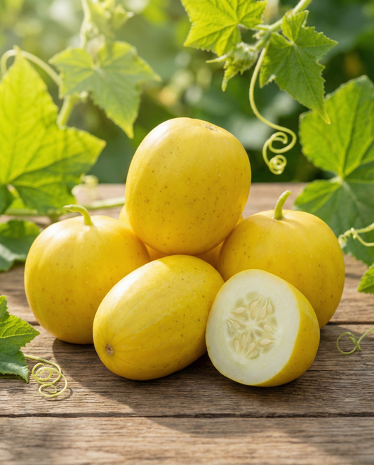 Cucumber Lemon Apple (Cucumis sativus) – annual vegetable seeds from SeedsChoice