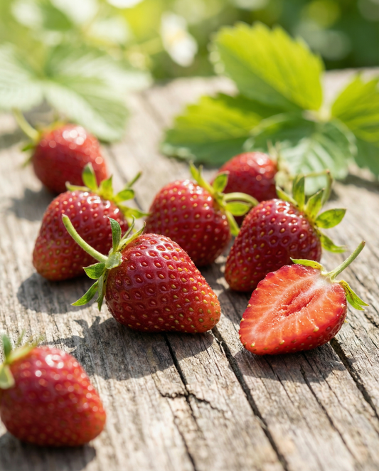 Alpine Strawberry Baron Von Solemacher Heirloom (Fragaria vesca) – mehrjährige Samen von SeedsChoice