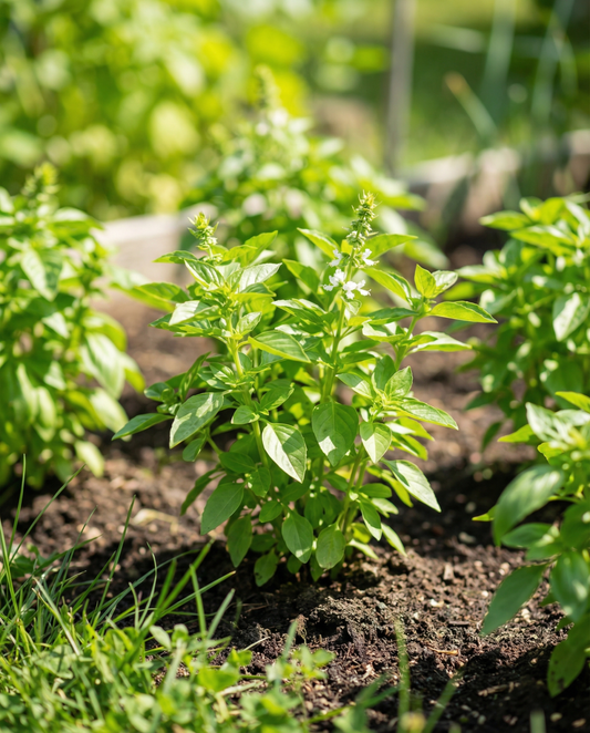 Zitronenbasilikum Microgreens (Ocimum basilicum) – einjährige Microgreens-Samen von SeedsChoice