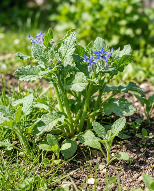 Borretsch Microgreens (Borago officinalis) – Microgreens-Samen für Einjährige von SeedsChoice