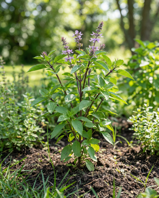Zimtbasilikum Aromatisches Blatt (Ocimum basilicum) – Kräutersamen, einjährig | SeedsChoice