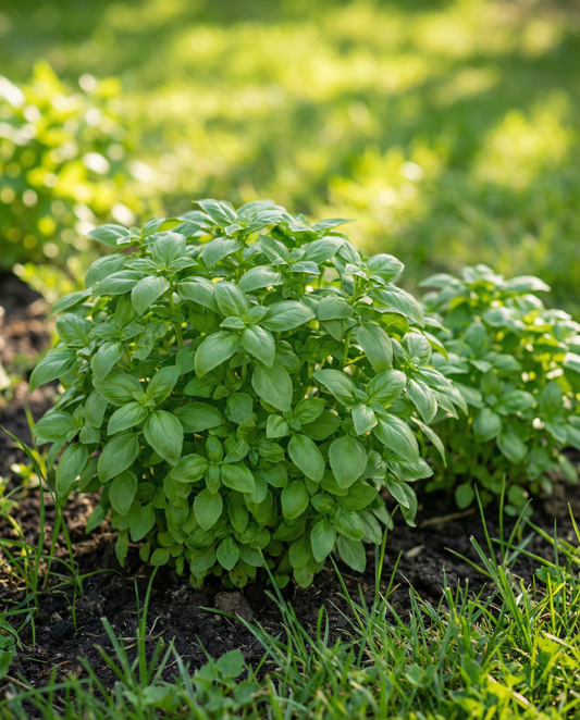 Basil Bush Ball (Ocimum basilicum) – einjährige Kräutersamen von SeedsChoice