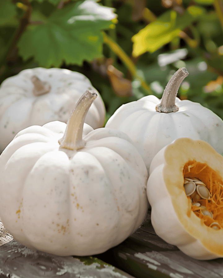 Pumpkin Baby Boo Ornamental seeds (Cucurbita pepo) – annual vegetable