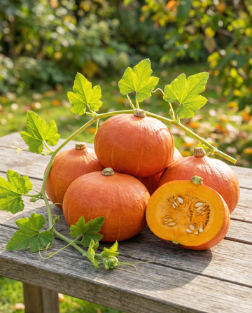 Pumpkin Baby Bear (Cucurbita maxima) – annual vegetable seeds from SeedsChoice