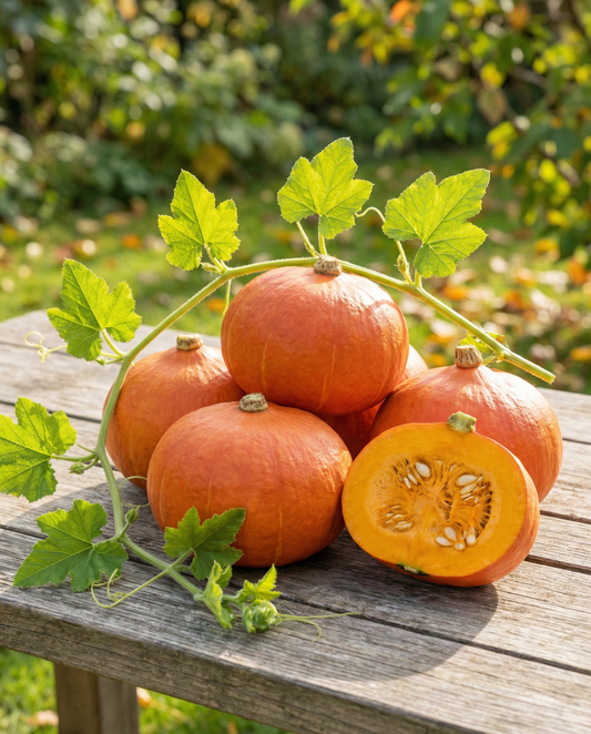 Pumpkin Baby Bear (Cucurbita maxima) – annual vegetable seeds from SeedsChoice