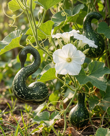 Gefleckter Schwankürbis Ornamental (Lagenaria siceraria) – einjährige Samen von SeedsChoice