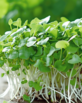 Mizuna Microgreens Seeds Brassica Rapa Annual