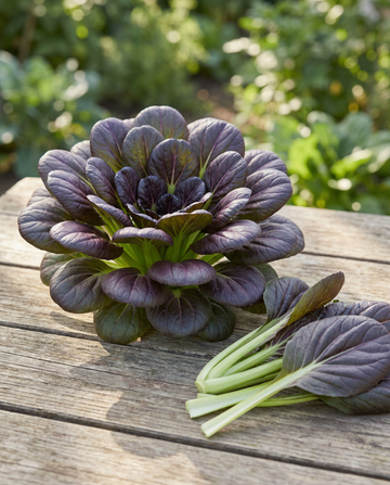 Red Tatsoi (Brassica rapa) – Gemüsesamen von SeedsChoice