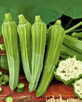 Okra Seeds Clemson Spineless Abelmoschus Esculentus Annual Vegetable Heirloom