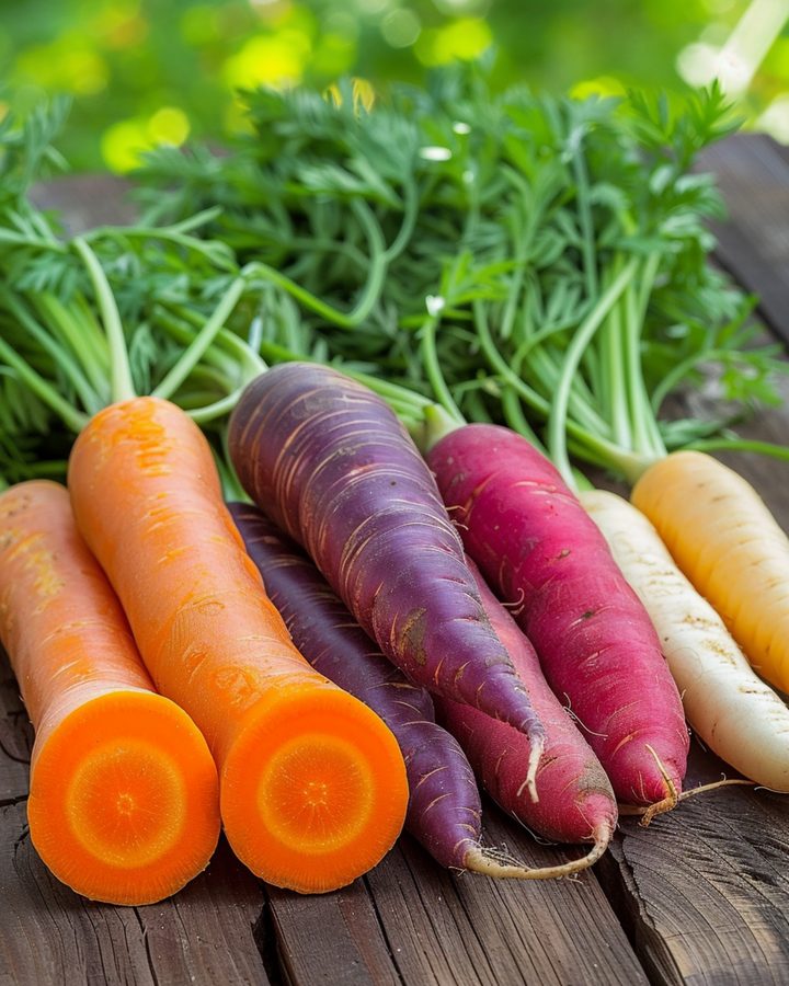 Möhre Tape Rainbow Mix Samen (Daucus carota) – einjähriges Saatband