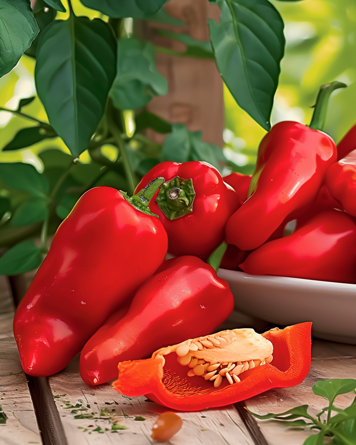 Snack-Paprika Snacking Red Mini Pepper Samen (Capsicum annuum) – einjähriges Gemüse