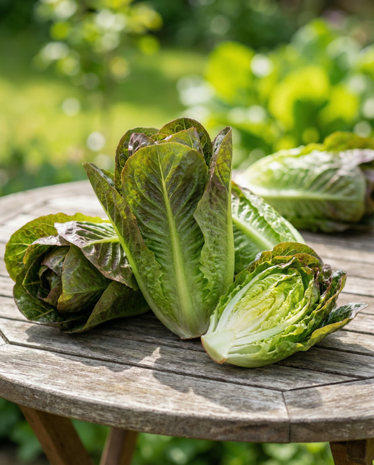 Cos Lettuce Mix Red Green Mini Romaine (Lactuca sativa) – annual vegetable seeds from SeedsChoice
