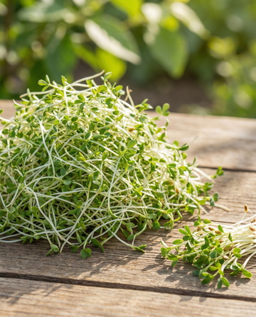 Alfalfa Sprouting Microgreens (Medicago sativa) – organic annual sprouting seeds from SeedsChoice