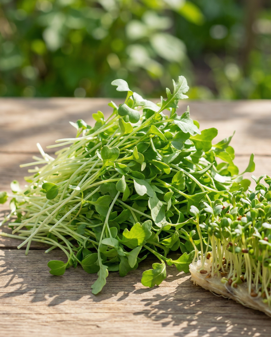Rucola Sprossen (Eruca sativa) – Bio-Sprosse, einjährig, von SeedsChoice
