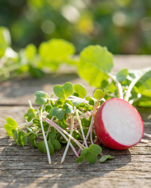 Radieschen China Rose Sprouting (Raphanus sativus) – Bio-Sprossen-Samen, einjährig, von SeedsChoice