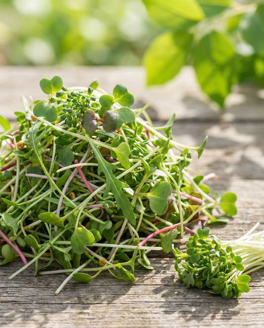 Spicy Sprouting Mix (Lactuca sativa) – Bio-Sprossen-Samen einjährig von SeedsChoice