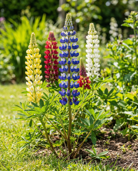 Lupine Multicolor 120cm (Lupinus hartwegii) – mehrjährige Sortenmischung Saatgut von SeedsChoice