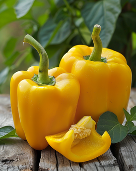 Sweet Pepper Seeds Capsicum Annuum Giallo D Asti Yellow Variety