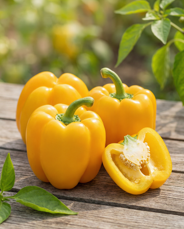 Paprika Giallo D Asti Yellow (Capsicum annuum) – Gemüsesamen von SeedsChoice