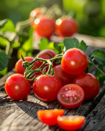 Rote Kirschtomate für Töpfe Samen (Solanum lycopersicum) – Gemüse