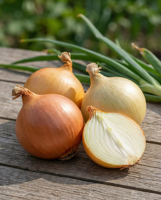 Zwiebel Mix Tris Di Cipolle (Allium cepa) – zweijähriges Gemüsesamen von SeedsChoice
