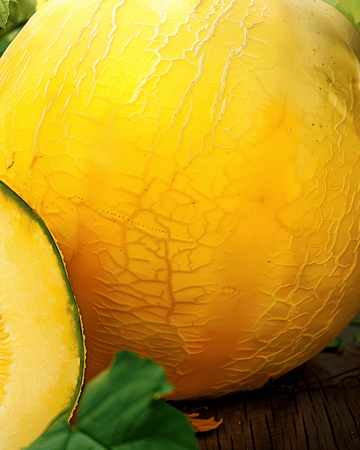 Gelbe Wintermelone Giallo Inverno-Samen (Cucumis melo) – einjähriges Gemüse