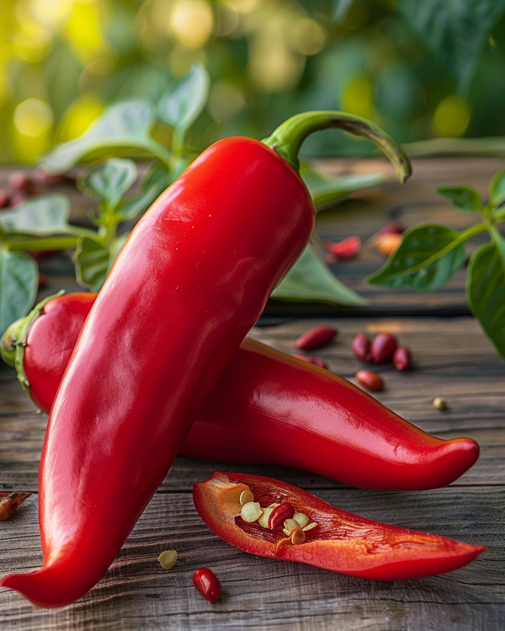 Corno Rosso Paprika Samen (Capsicum annuum) – einjähriges Gemüse