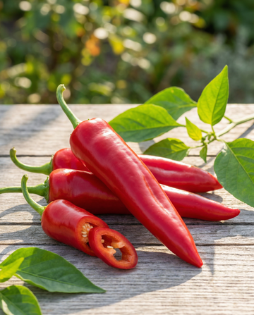 Corno Rosso Paprika (Capsicum annuum) – einjährige Gemüsesamen von SeedsChoice