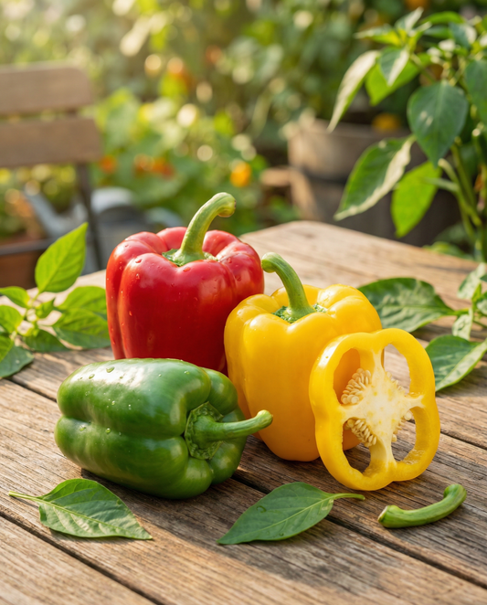 Paprika Mix Three Color (Capsicum annuum) – Gemüsesamen von SeedsChoice