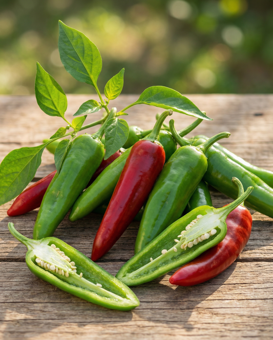 Friggitello Pepper Early (Capsicum annuum) – Gemüsesamen von SeedsChoice