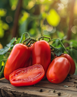 San Marzano Tomatensamen Solanum Lycopersicum einjährige Sorte