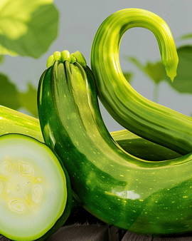 Kürbissamen Tromba d'Albenga Cucurbita Moschata einjährige Sorte