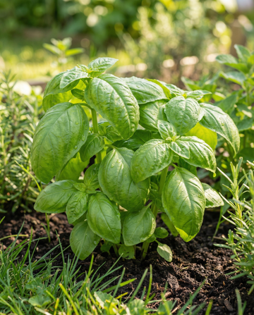 Basil Bolloso Napoletano (Ocimum basilicum) – einjährige Kräutersamen von SeedsChoice