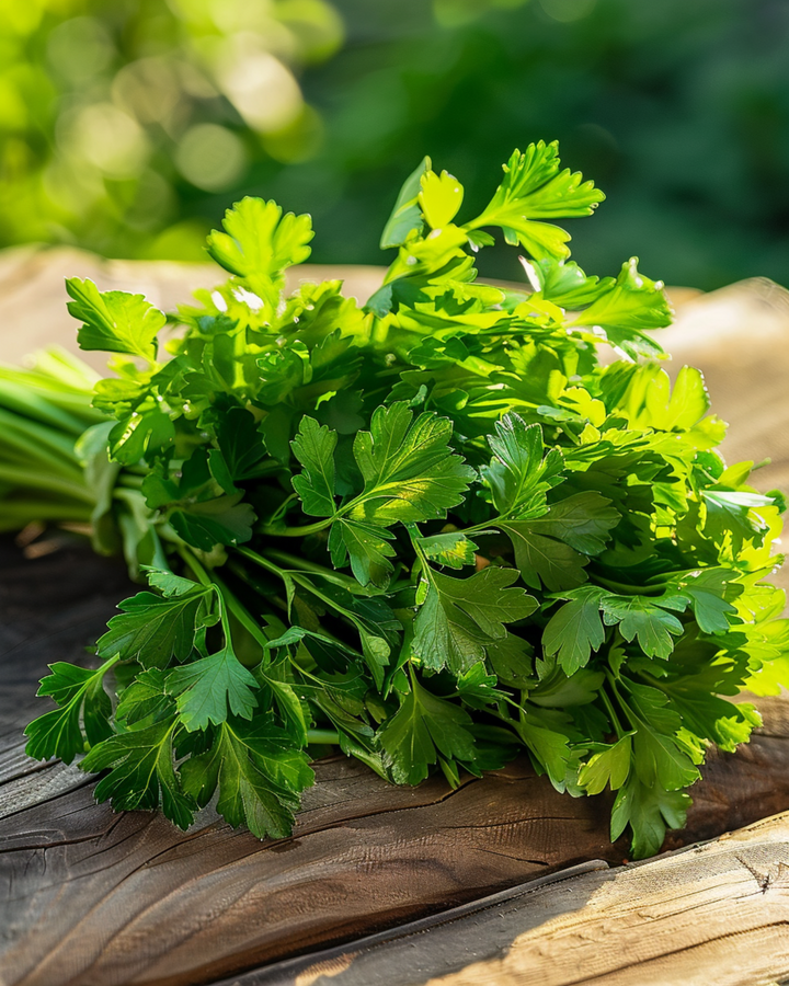 Petersilie Samen (Petroselinum crispum) – zweijähriges Kraut
