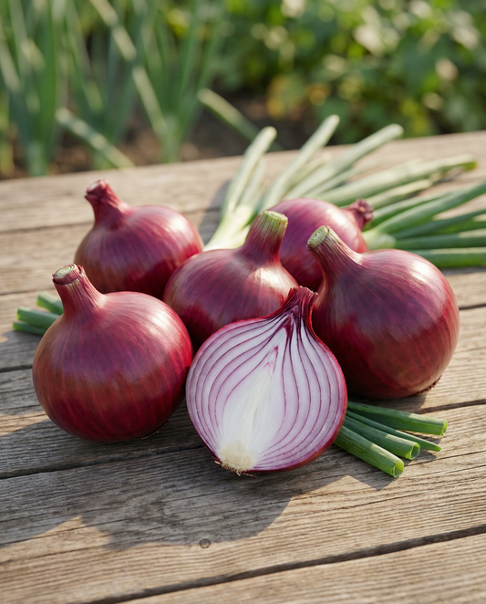 Zwiebel Red Cipolla Genova Early (Allium cepa) – Gemüsesamen von SeedsChoice