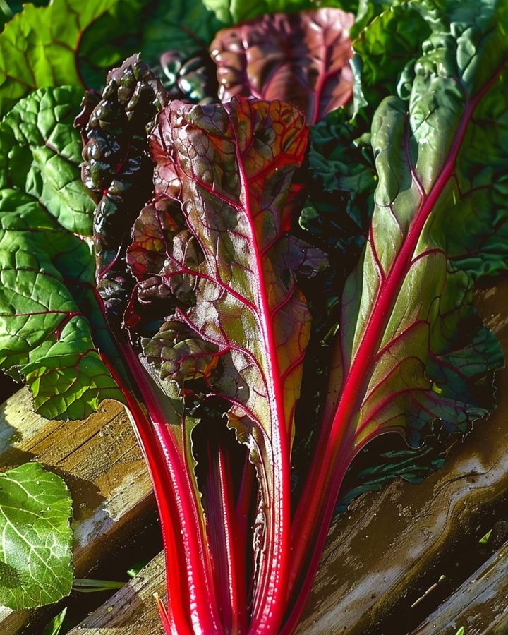 Rhubarb Chard Early Red Stems seeds (Beta vulgaris) – vegetable