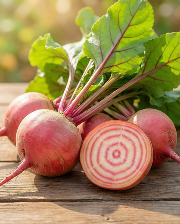 Rote Bete Tonda Di Chioggia (Beta vulgaris) – einjährige Gemüsesamen von SeedsChoice
