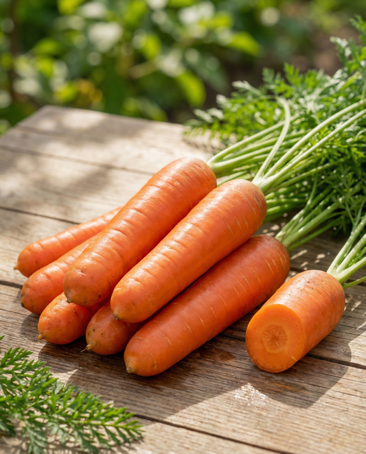Karotte Nantes 2 (Daucus carota) – einjährige Gemüsesamen von SeedsChoice