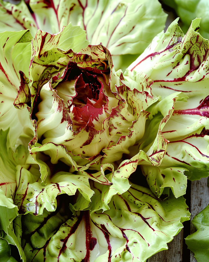 Castelfranco Chicory Variegata Late seeds (Cichorium intybus) – vegetable